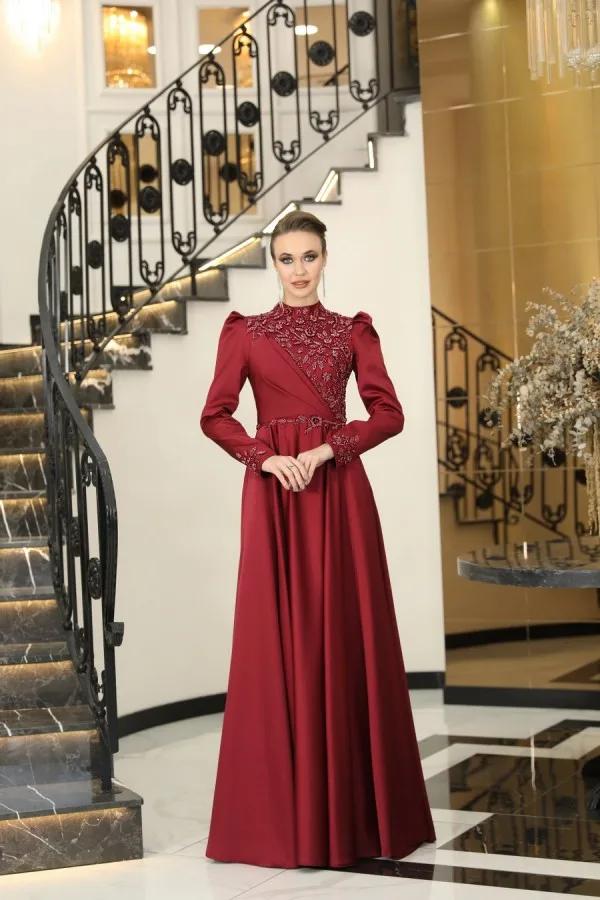nilufer abiye bordo