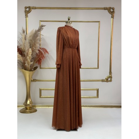 Berrak Dress - Copper