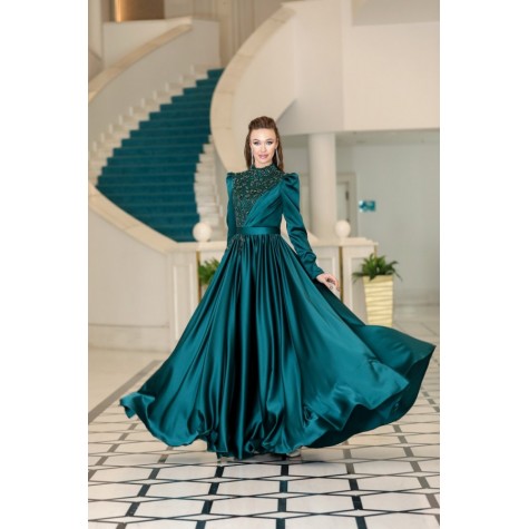 Ezgi Dress - Emerald