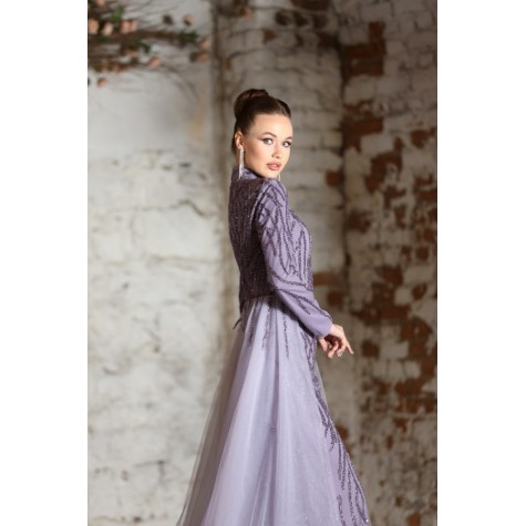 Hijab Dress - Afitap Dress - Lilac