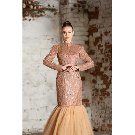 Belis Dress - Copper