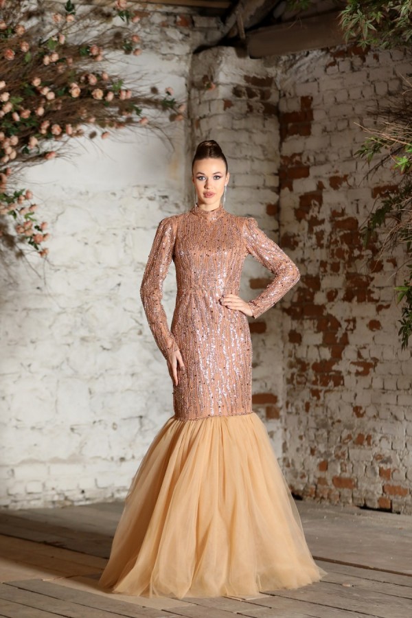 Belis Dress - Copper