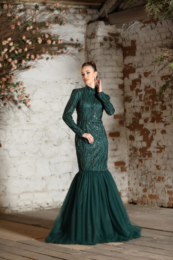 Belis Dress - Emerald
