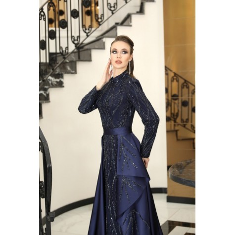 Sahra Dress - Dark Blue