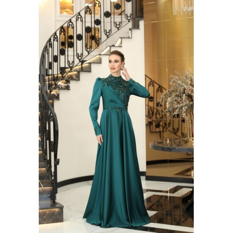 Nilüfer Dress - Emerald