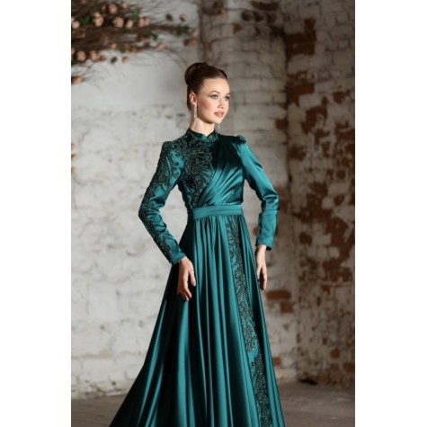 Mahidevran Dress - Emerald