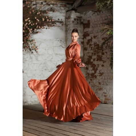 Mısra Dress - Copper