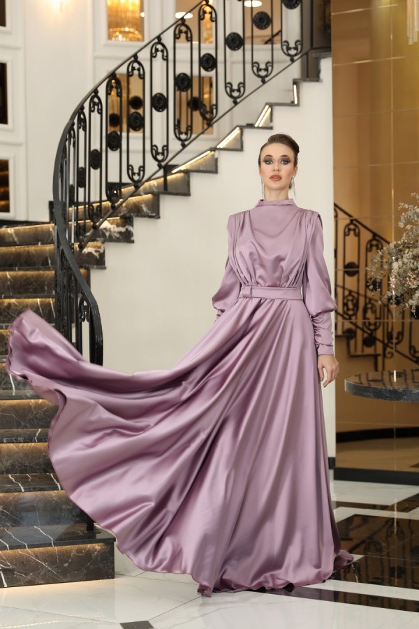 Hijab Dress - Mısra Dress - Lilac