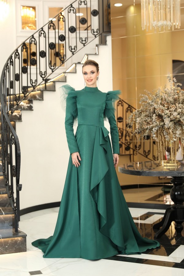 Talya Dress - Emerald