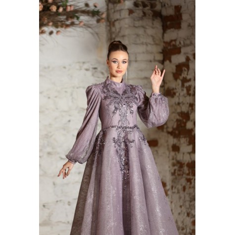 Hijab Dress - Rüya Dress - Lilac
