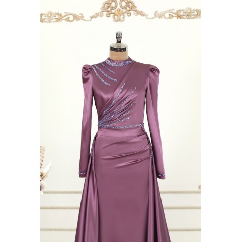 Hijab Dress - Asil Dress Lilac