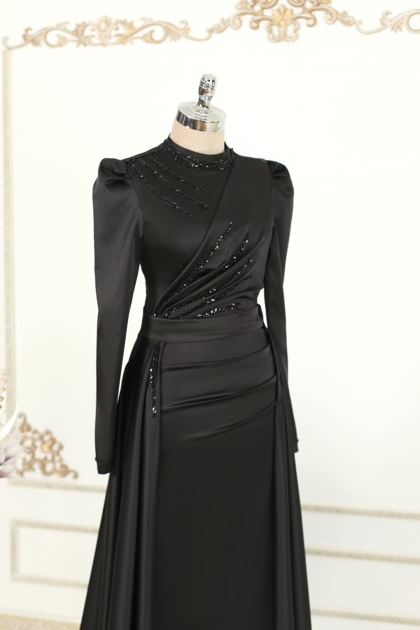 Hijab Dress - Asil Dress Black