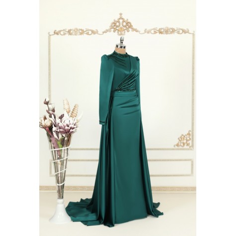 Hijab Dress - Asil Dress Emerald