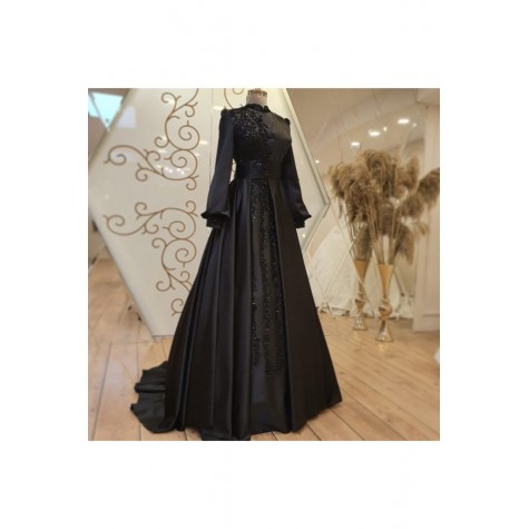 Hijab Dress - Beyhan Dress - Black