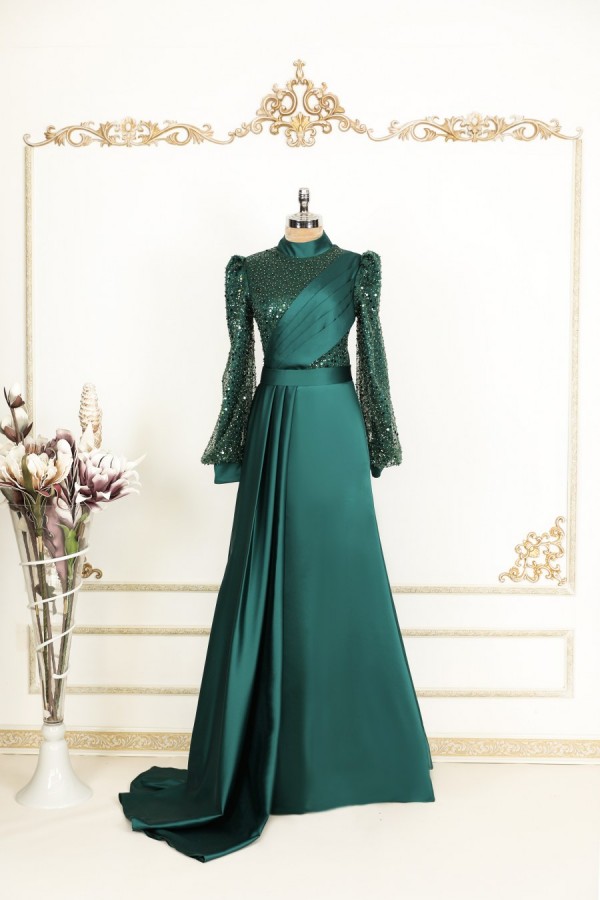 Birce Dress - Emerald