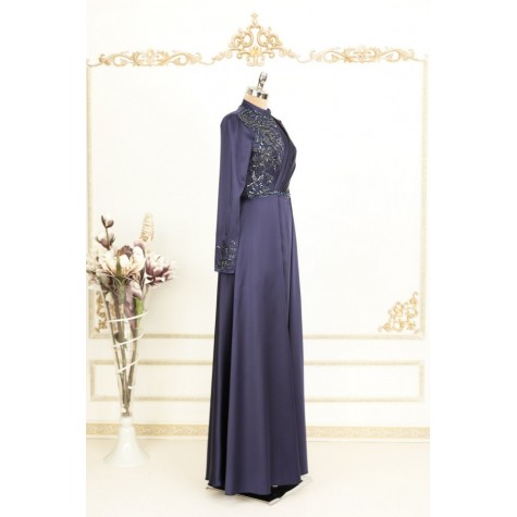 İdil Dress Dark Blue