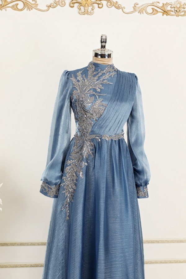 Serap Dress Blue