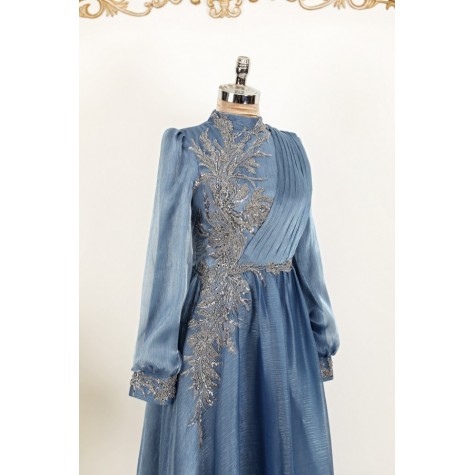 Serap Dress Blue