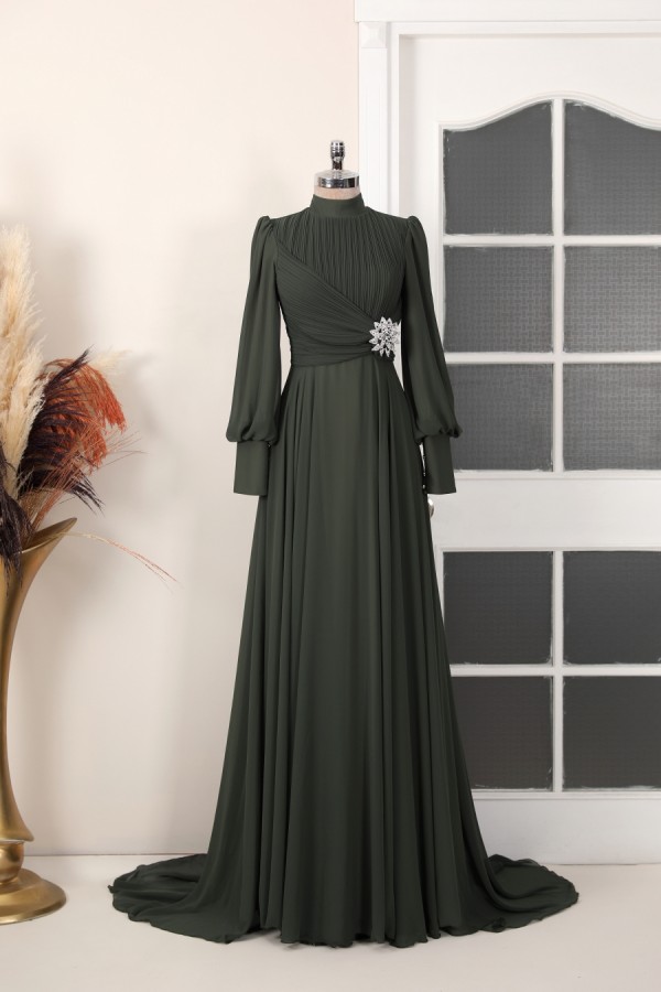 Hijab Dress - Valerya Dress Green