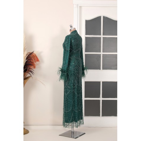 Hijab Dress - Veronica Dress - Emerald